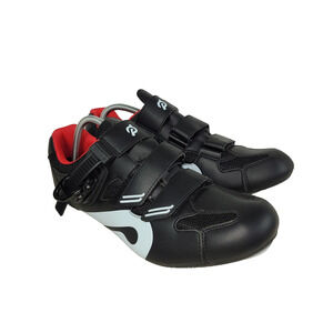 Peloton Cycling Shoes Mens Size 45 Black Red Spin Bicycle Exercise Athletic Gym